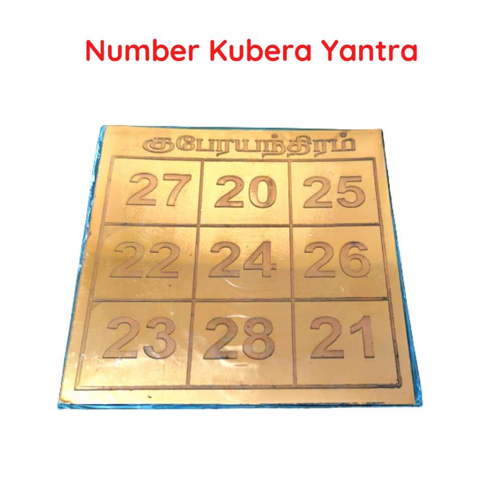 Number Kuber Yantra