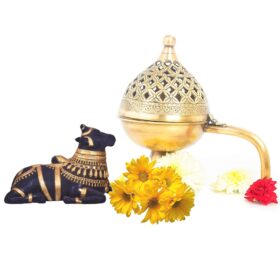 Brass Dhoop Dani Large