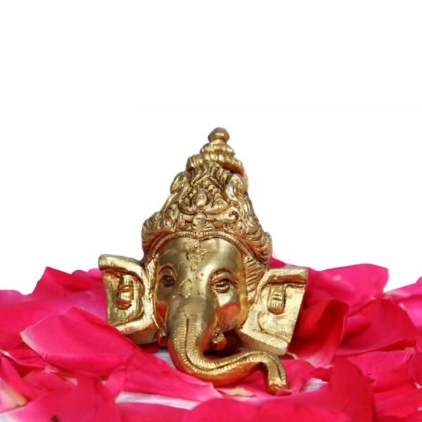 Brass Wall Hanging Ganesha Face