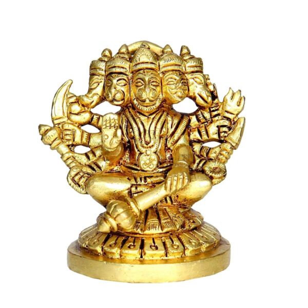 Panchmukha Hanuman Brass