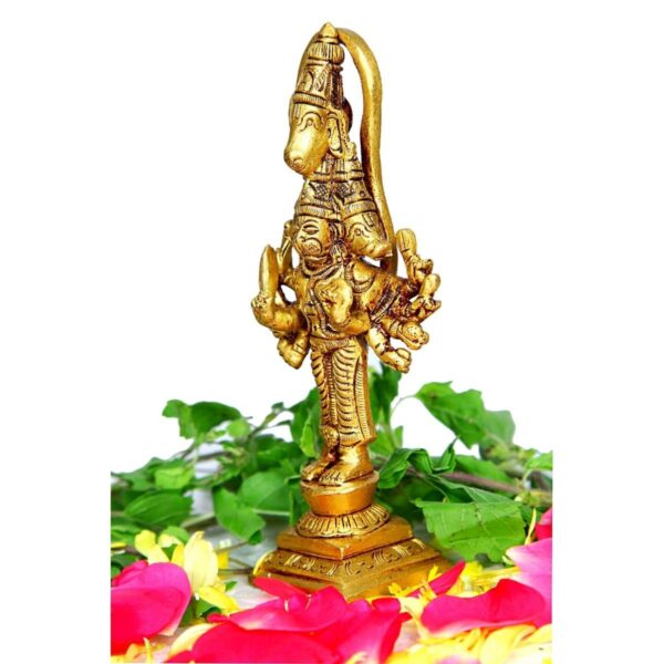 Panchmukha Hanuman Brass Standing