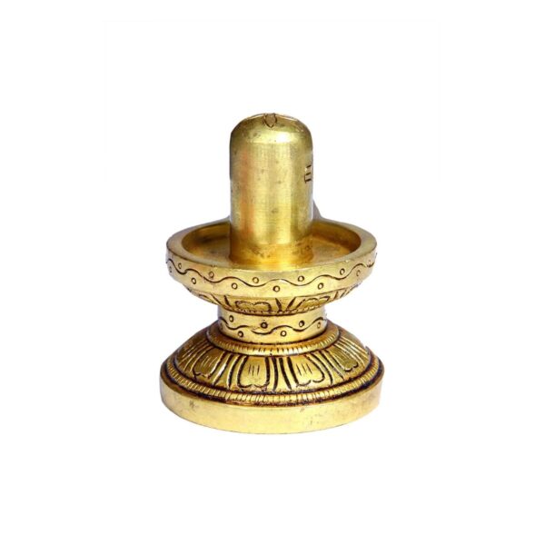 Small Brass Shiva Lingam