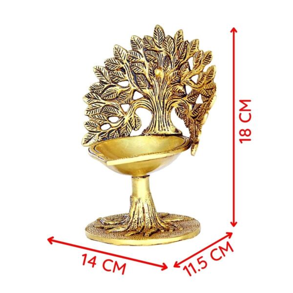 Karpagavirutcham Tree Lamp in Brass