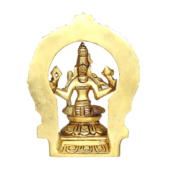 Kanchi Kamakshi Brass Idol With Thiruvachi
