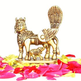 Kamadhenu Cow Idol Brass