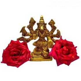 Mini Varahi Amman Brass Statue + Free Varahi Yantra(2x2)