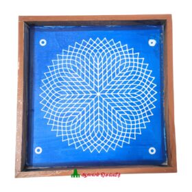 Sahasradala Padma Kolam Wooden Stencil 10 Inches