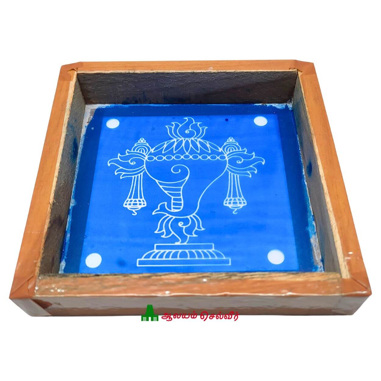 Shankh Kolam Rangoli Stencil 5 Inch