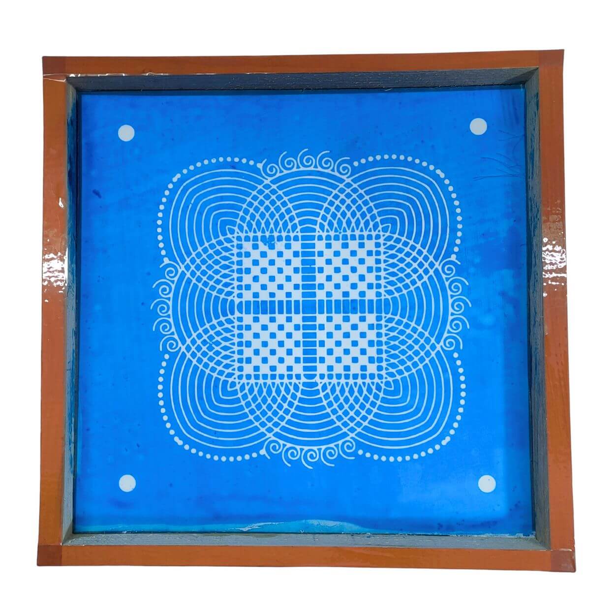 Padi Kolam Rangoli Stencil Model 2