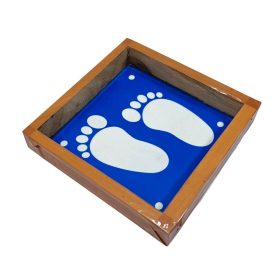 Krishna Pada Rangoli Stencil 5x5