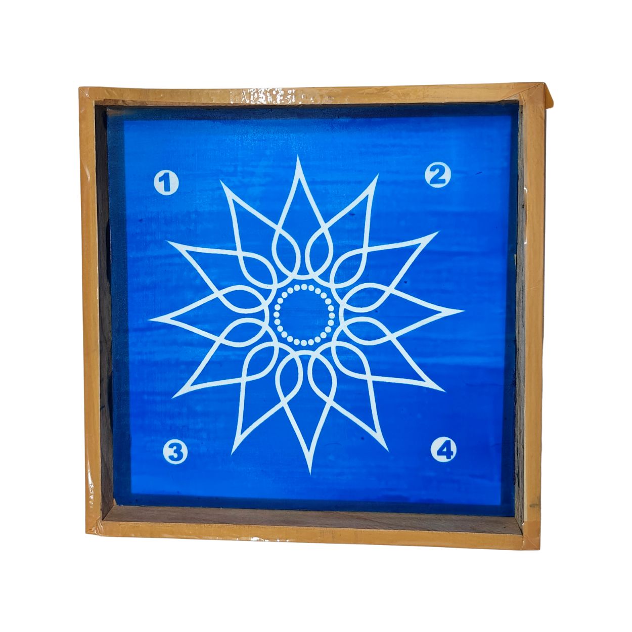 Lotus Flower Padi Kolam Instant Rangoli Stencil