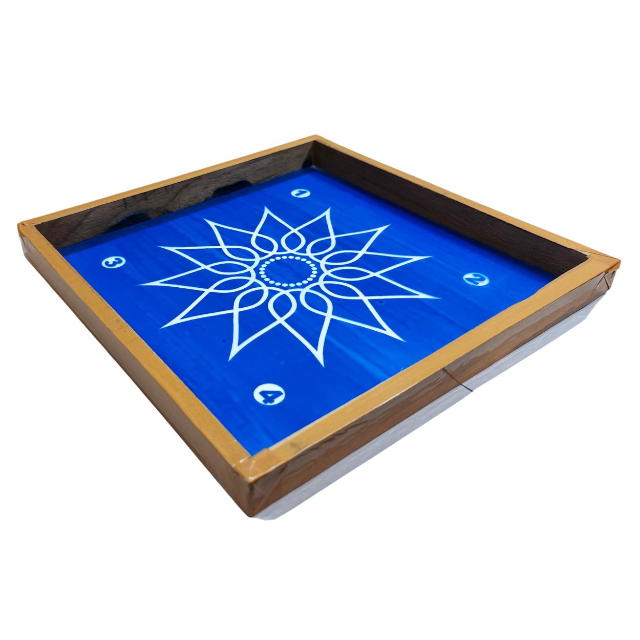 Lotus Flower Padi Kolam Wooden Rangoli Stencils