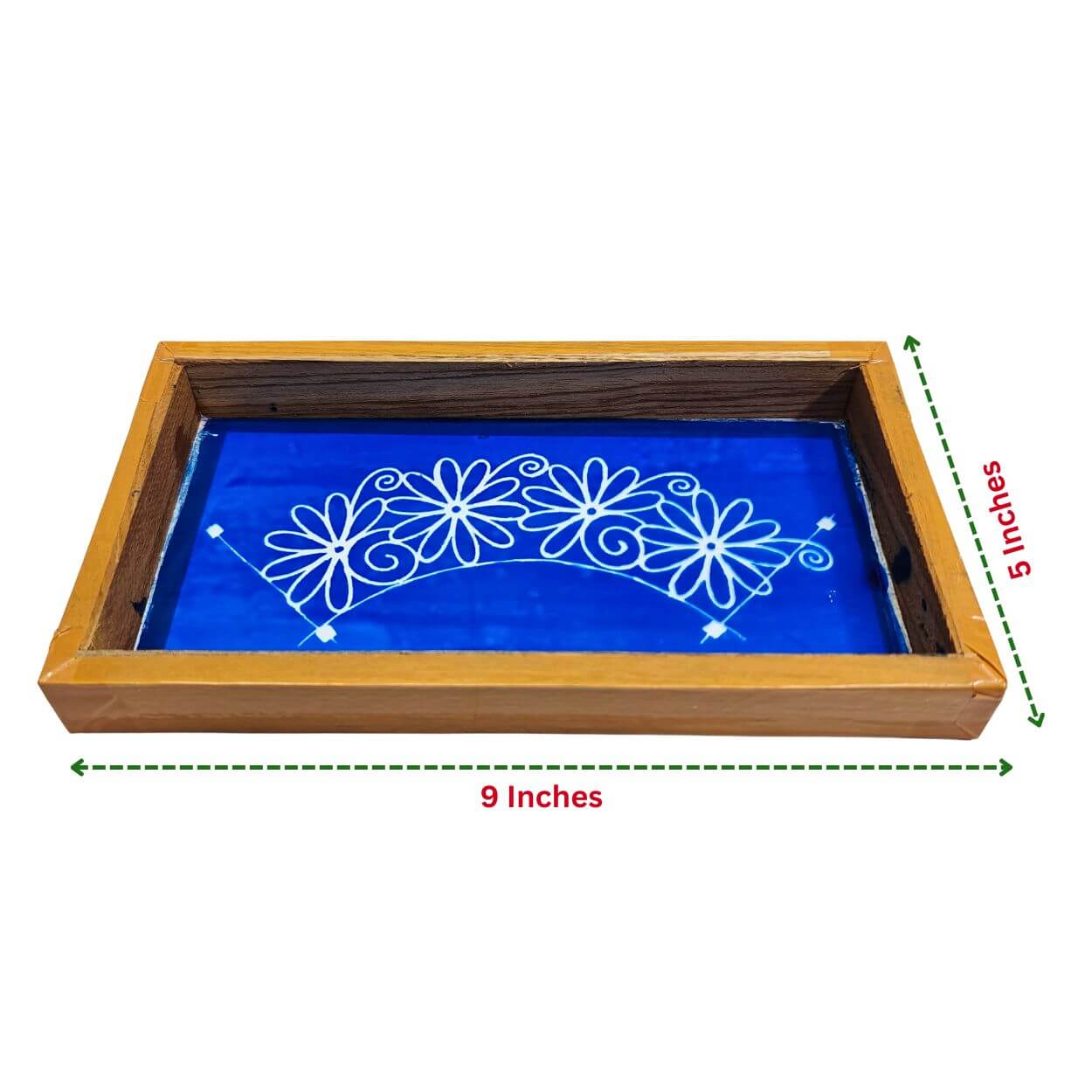 Semi Curved Flower Design Instant Rangoli Stencils