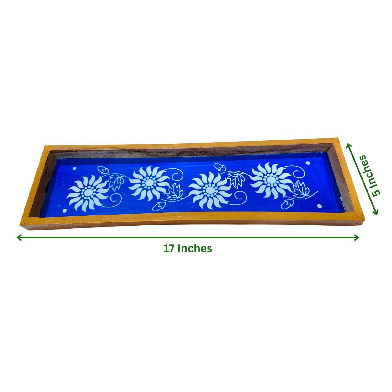 Sun Flower Border Instant Rangoli Stencil 17 Inches