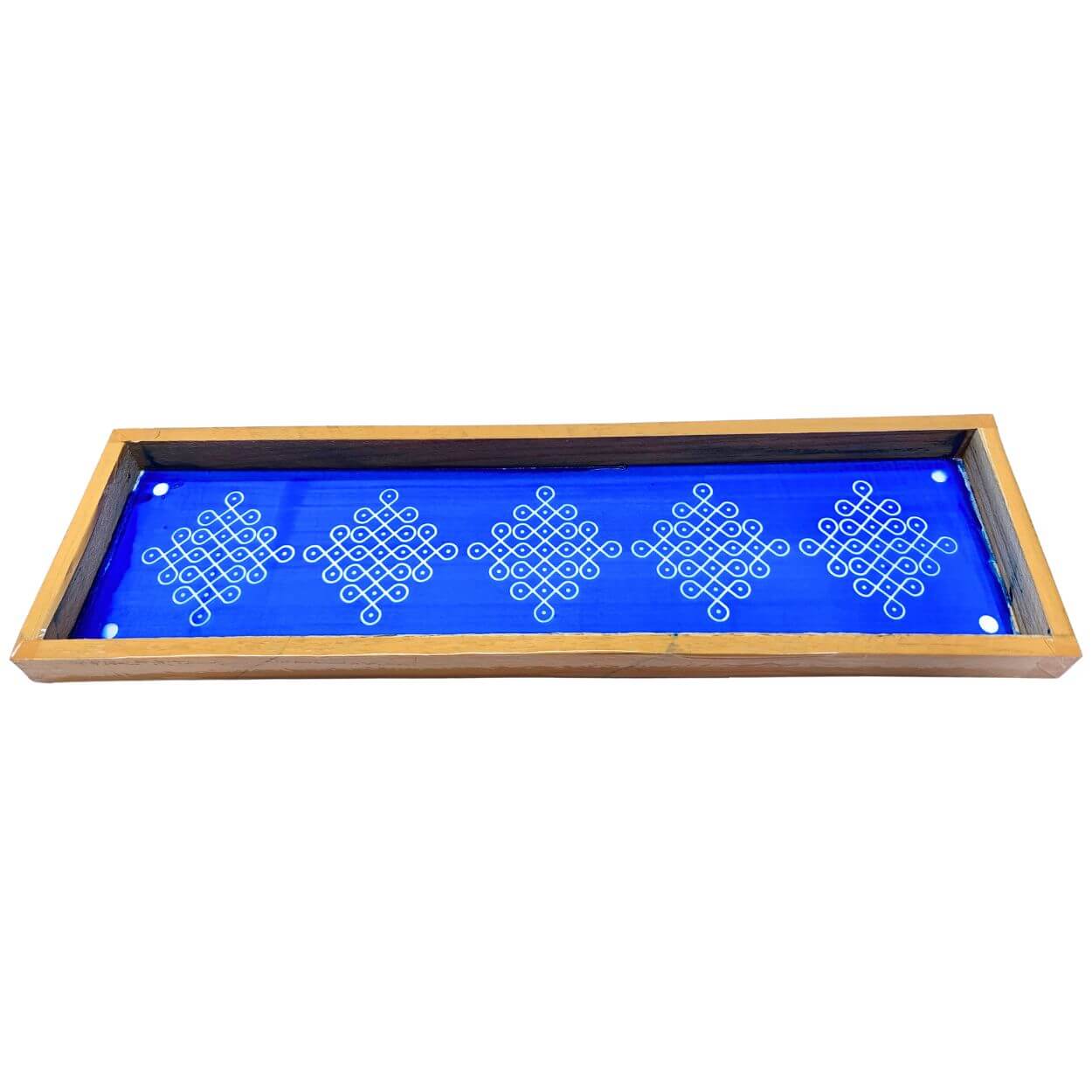 Kambi Kolam Model 3 Border Wooden Rangoli Stencil