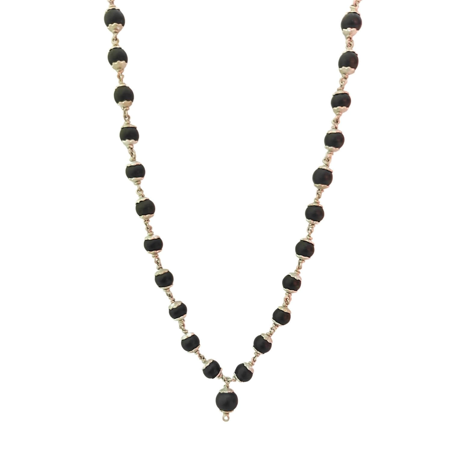 Karungali Malai Silver Plated 8mm