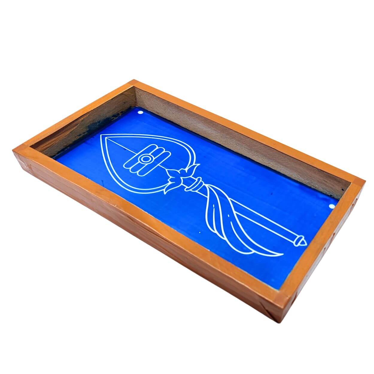 Vel Rangoli Stencil 9x5
