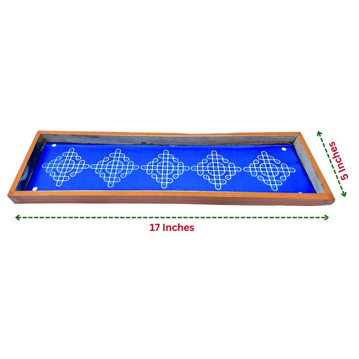 Kambi Kolam Model 4 Border Instant Rangoli Stencil 17 Inches