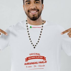 Karungali Malai Original Silver 6mm