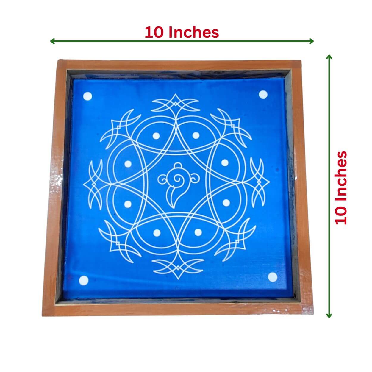 Iyengar Padi Kolam Wooden Rangoli Stencils Design 3