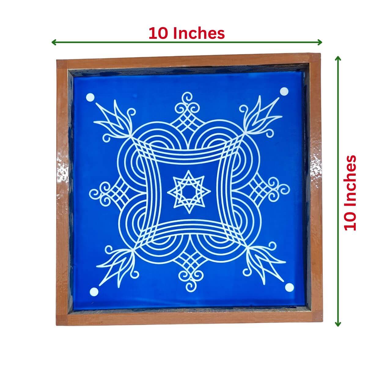 Iyengar Padi Kolam Wooden Rangoli Stencils Design 5