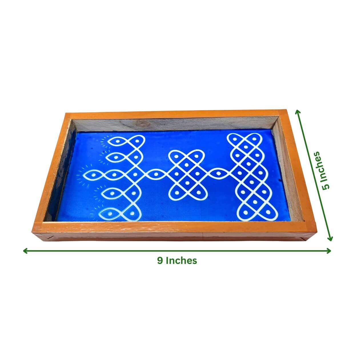Sikku Kolam Kuthu Vilakku Rangoli Stencils 9x5
