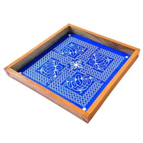 Sikku Kolam With Lotus DS1 Rangoli Stencil