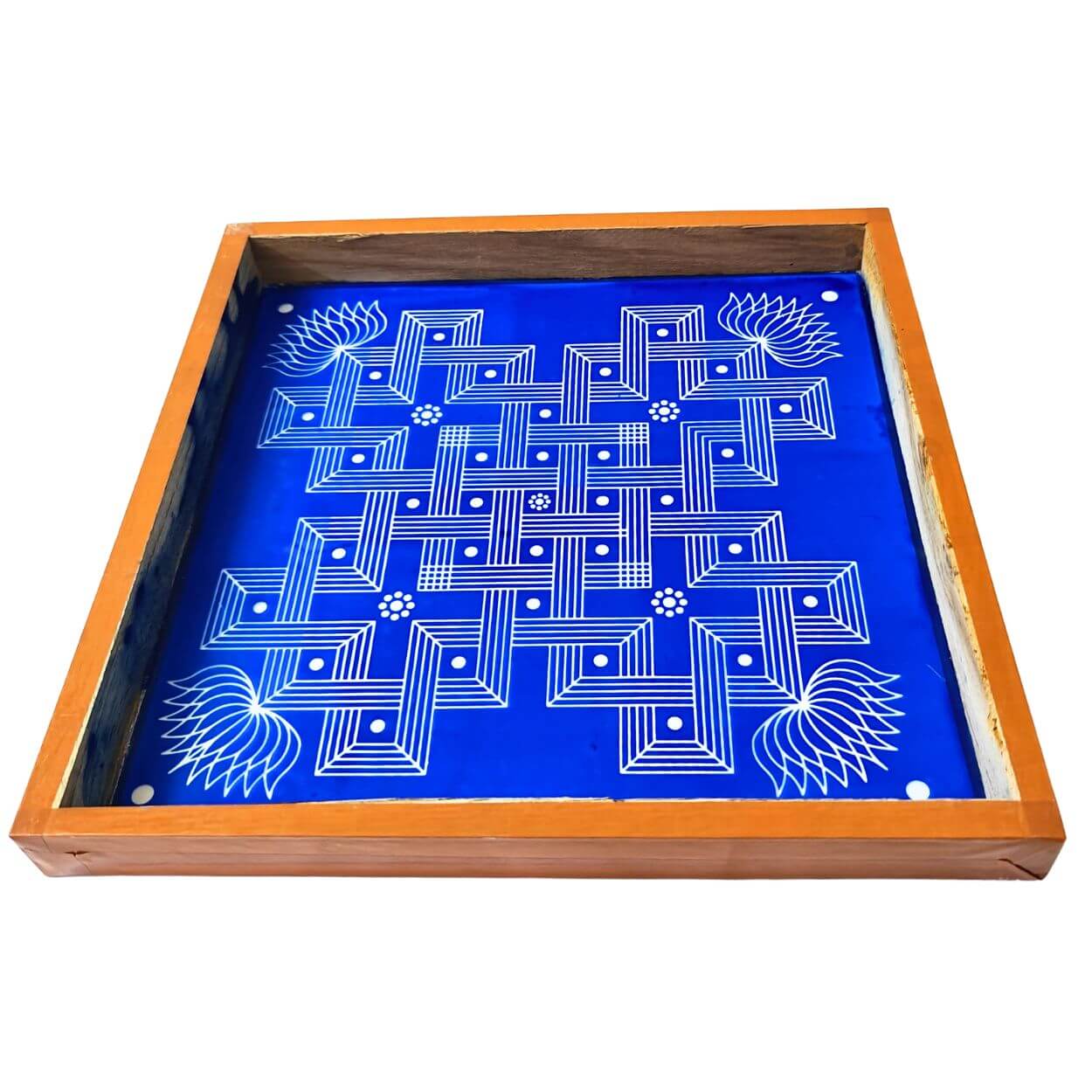 Sqaure Padi Kolam Rangoli Stencil Template