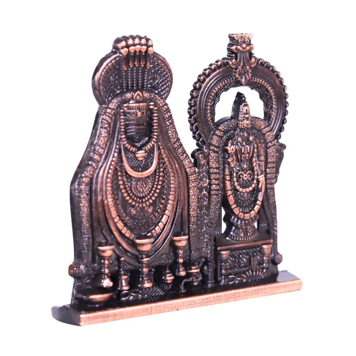 Lord Shiva Idol for Car Dashboard Copper