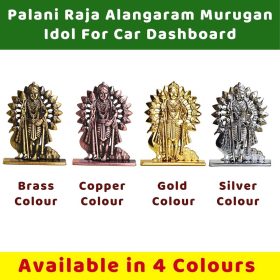 Palani Raja Alangaram Murugan Idol For Car Dashboard