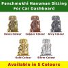 Panchmukhi Hanuman Sitting Idol For Car Dashboard