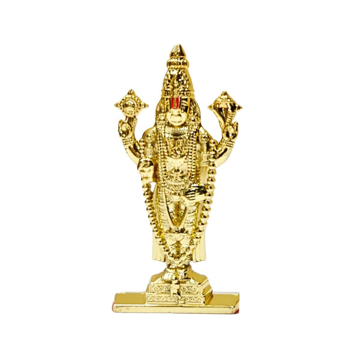 Tirupati Balaji Murti For Car Dashboard M1 Gold