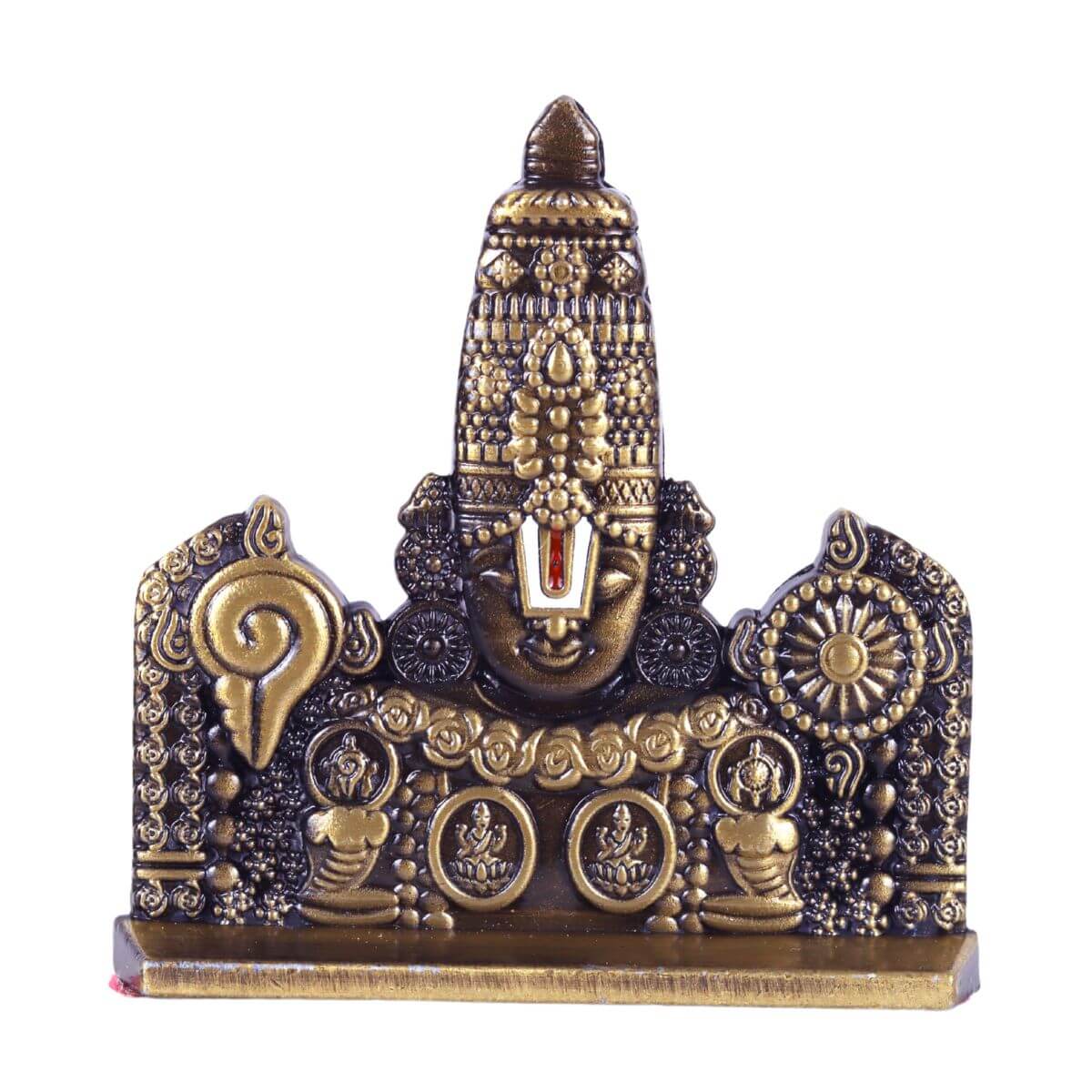 Tirupati Balaji Murti For Car Dashboard M4 Brass
