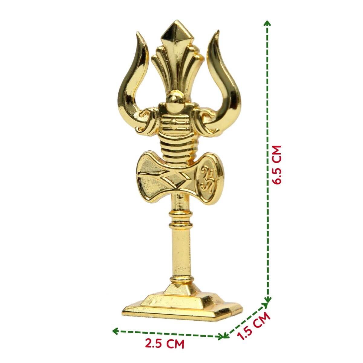 Trishul For Car Gold