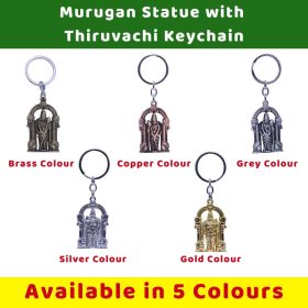 Arch Murugan Religious Keychain All Variant AS