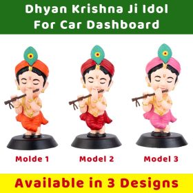 Lord Krishna Dhyan For Car Dashboard All Variant AS