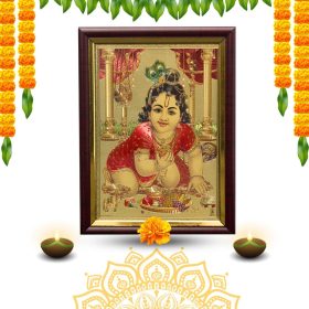 Laddu Gopal With Laddu in Hand Photo Frame