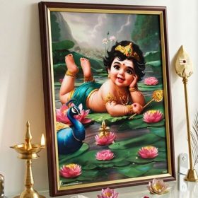 Lord Murugan Photo Frame Style 1