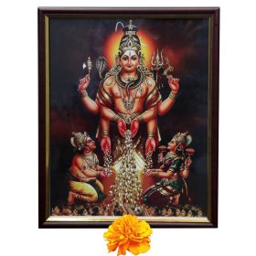 Lord Shiva With kubera and Lakshmi Photo