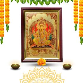 Lord Vinayagar Photo Frame For Wall Decoration